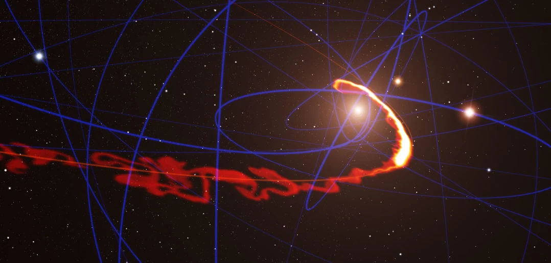 How a Black Hole and a Shredded Star Could Light Up a Galaxy